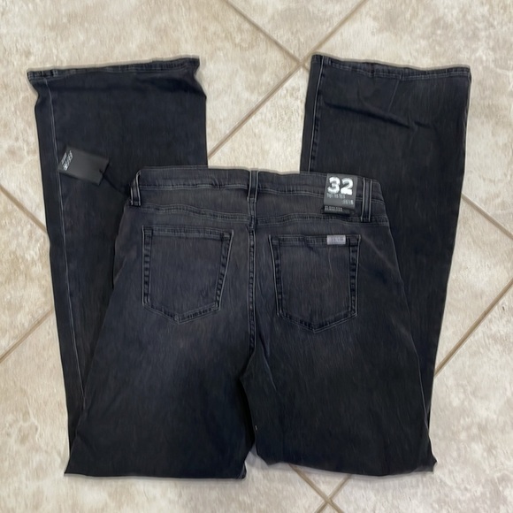 NWT! Joe’s Jeans High Rise Destroyed Flare Jeans Black 32 - Picture 8 of 8